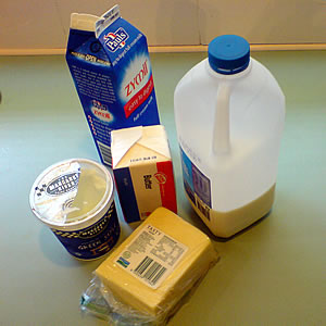 Manufactured dairy products